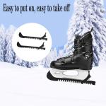 Ice Skate Guards, Ice Skate Covers Hockey Skate Guards Hockey Skate Guards Figure Skating, Adjustable Skate Guards Ice Hockey Skate Accessories for Kids Adults Ice Skating, Figure Skates, Hockey