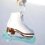 Lnrkai Ice Skate Guards, Kids Ice Skate Blade Covers, Adjustable Hockey Skate Guards, Ice Skating Blade Protector Accessories for Figure Skates Hockey (1, Green, M)