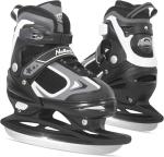 Nattork Ice Skates for Big Kids, Soft Padding and Reinforced Ankle Support Ice Black Hockey Adjustable Skates for Outdoor and Rink (1-4 US)