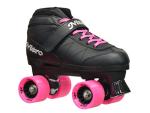 Super Nitro Black/Pink Quad Speed Roller Skates