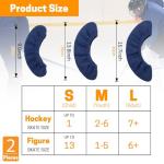 VISEMAN Ice Skate Blade Covers, Ice Skate Soakers, Protector for Blade of Hockey Skates, Figure Skates and Ice Skates - Children, Youth, Adult