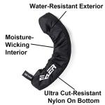 EALER BDT100 Ice Skate Blade Covers,Guards for Hockey Skates,Figure Skates and Ice Skates,Skating Soakers Cover Blades for Kids Youth and Adult - Men Women Boys Girls（Large）