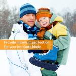 VISEMAN Ice Skate Blade Covers, Ice Skate Soakers, Protector for Blade of Hockey Skates, Figure Skates and Ice Skates - Children, Youth, Adult