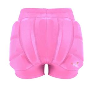 Kids Hip Butt Protection Pads Shorts, Youth Child 3D Tailbone Protective Padded Short Pants for Hockey Roller Skating Skateboarding Scooter Skiing Skating Snowboard (Pink, X-Small)
