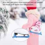 FVFVAHO Ice Skate Guards Hockey Skate Guards Figure Skating Ice Skate Covers, Adjustable Skate Guards Ice Hockey Skate Accessories for Kids Adults Ice Skating, Figure Skates, Hockey