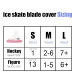 TUYUU Ice Skate Guards,Skate Guards for Hockey Skates,Figure Skates and Ice Skates.Ice Skate Blade Covers for Toddler Kids Youth Adults-Men Women Boys Girls.Skate Guards Figure Skating Hockey.