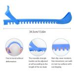 FVFVAHO Ice Skate Guards Hockey Skate Guards Figure Skating Ice Skate Covers, Adjustable Skate Guards Ice Hockey Skate Accessories for Kids Adults Ice Skating, Figure Skates, Hockey