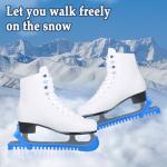 FVFVAHO Ice Skate Guards Hockey Skate Guards Figure Skating Ice Skate Covers, Adjustable Skate Guards Ice Hockey Skate Accessories for Kids Adults Ice Skating, Figure Skates, Hockey