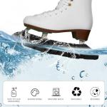 Molain Ice Skate Blade Covers, Sports Blade Cover Skate Blade Protector for Hockey Skates, Figure Skates, Ice Skates, Hockey Skate Blade Protector for Kids Youth Adult Men Women Boys Girls(S)