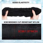 Chivao 4 Pcs Ice Skate Blade Covers Skate Guards Hockey Protector Skating Winter Ice Skates Covers Adult Men Women Boys Girls(Medium,Black, Light Blue)