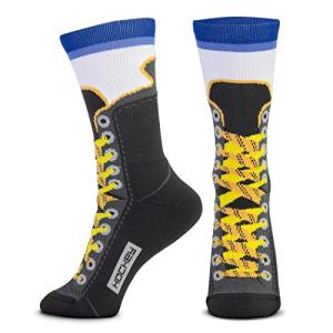 ChalkTalkSPORTS Hockey Performance Crew Socks - Hockey Skate - Mid-Calf Socks - Youth