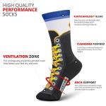 ChalkTalkSPORTS Hockey Performance Crew Socks - Hockey Skate - Mid-Calf Socks - Youth
