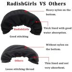 RadishGirls Ice Skate Blade Covers, Skate Guards for Hockey Skates, Figure Skates and Ice Skates, Skating Soakers Cover Blades for Kids Youth Adult Men Women Boys Girls