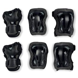 Black Rollerblade Skate Gear 3 Protectors, Large