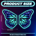 Glow-in-the-Dark Butterfly Wings for Roller Skates