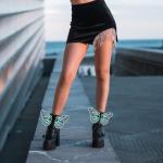 Glow-in-the-Dark Butterfly Wings for Roller Skates