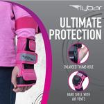 Flybar Pink Protective Gear Set for Skating