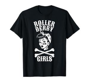 Pinup Flat Track Roller Derby Girls T-Shirt
