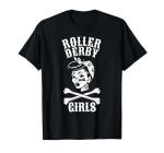 Pinup Flat Track Roller Derby Girls T-Shirt