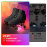 XGKHOM Colorful LED Lights for Roller Skates