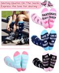 Funny Colorful Knee High Roller Skating Socks