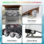 XGKHOM Colorful LED Lights for Roller Skates
