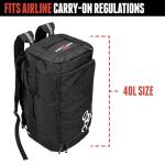 Triple Eight 40L Duffelpack - Black Gear Bag