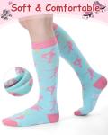 Funny Colorful Knee High Roller Skating Socks