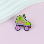 Funny "This Is How I Roll" Roller Skate Enamel Pin