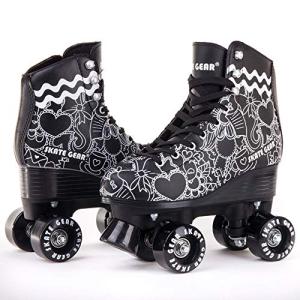 Cute Graphic Quad Roller Skates for All Ages
