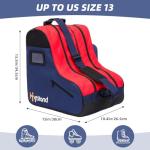 Hytiland Large Capacity Roller Skate Bag - Blue