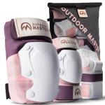 OutdoorMaster Knee and Elbow Pads Set with Wrist Guards