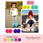 Bestookits Pink Roller Skate Pom Poms with Bells