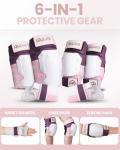 OutdoorMaster Knee and Elbow Pads Set with Wrist Guards