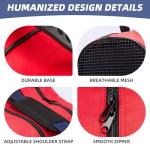 Hytiland Large Capacity Roller Skate Bag - Blue