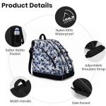 HMLIN Outdoor Roller Skate Bag with Adjustable Strap