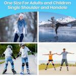 HMLIN Outdoor Roller Skate Bag with Adjustable Strap