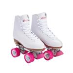 Premium White Quad Roller Skates for Girls and Women