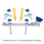 Cosmos Roller Skate Triangle Trucks - Aluminum Alloy