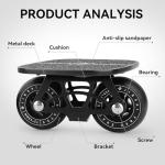 FreeSkates Portable Roller Drift Skates with PU Wheels