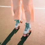 Cosmos Roller Skate Toe Stops with Screws - Pink