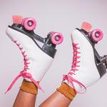 Cosmos Roller Skate Toe Stops with Screws - Pink