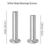 Qjaiune 8PCS Inline Skate Wheel Replacement Screws