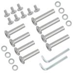 Qjaiune 8PCS Inline Skate Wheel Replacement Screws