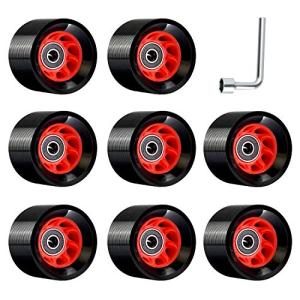TOBWOLF 8 Pack 58mm 95A Indoor Roller Skate Wheels