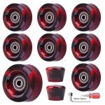 Nezylaf 8 Pack 82A Quad Roller Skate Wheels