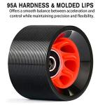 TOBWOLF 8 Pack 58mm 95A Indoor Roller Skate Wheels