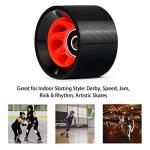 TOBWOLF 8 Pack 58mm 95A Indoor Roller Skate Wheels