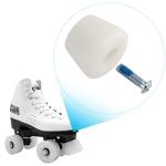 Cosmos Roller Skate Toe Stops with Screws - White