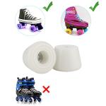 Cosmos Roller Skate Toe Stops with Screws - White